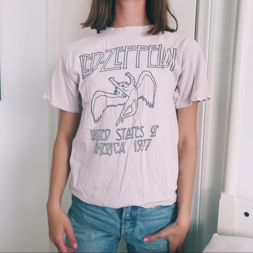 Blush Pink Led Zeppelin Tee
